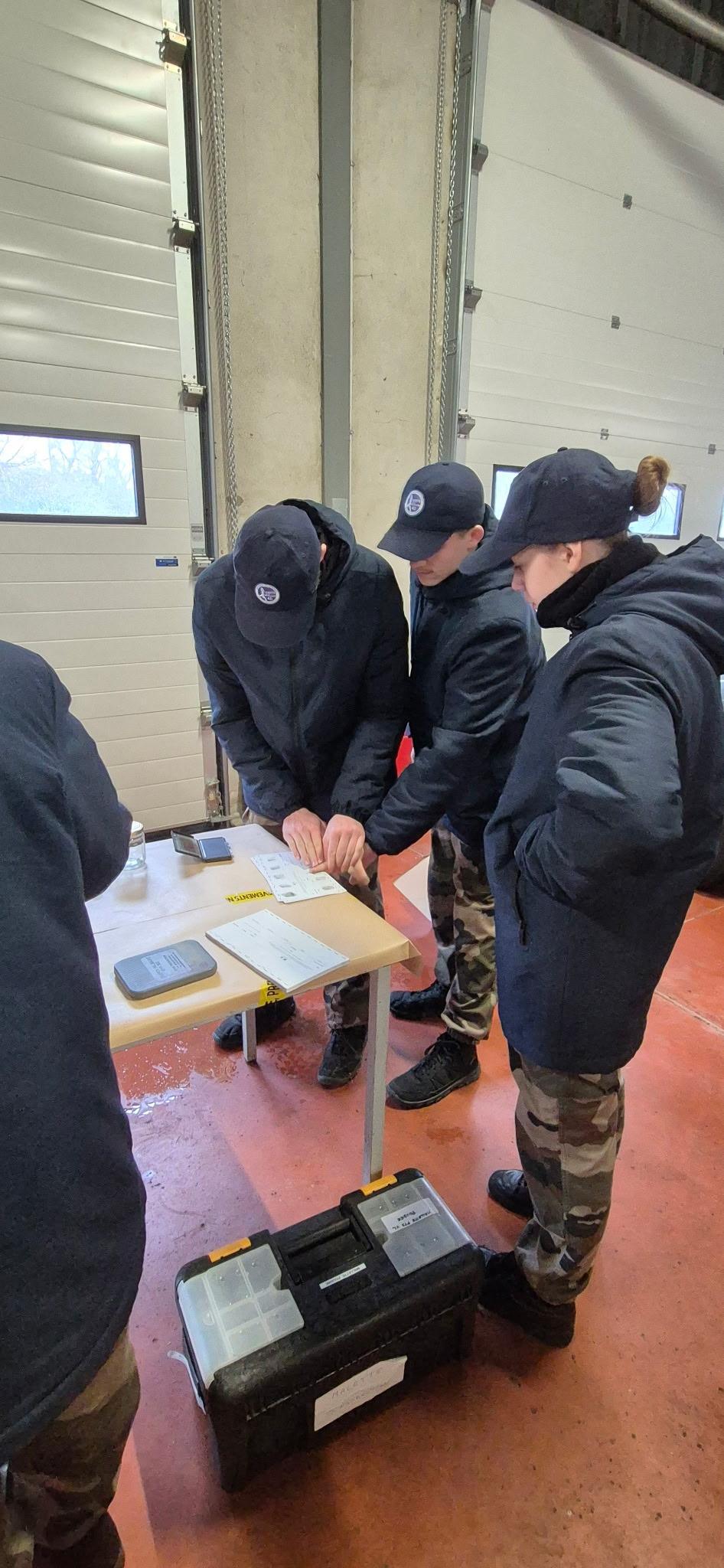 3ème jour de la semaine de formation 2025/2026 des Cadets Gendarmerie des Landes