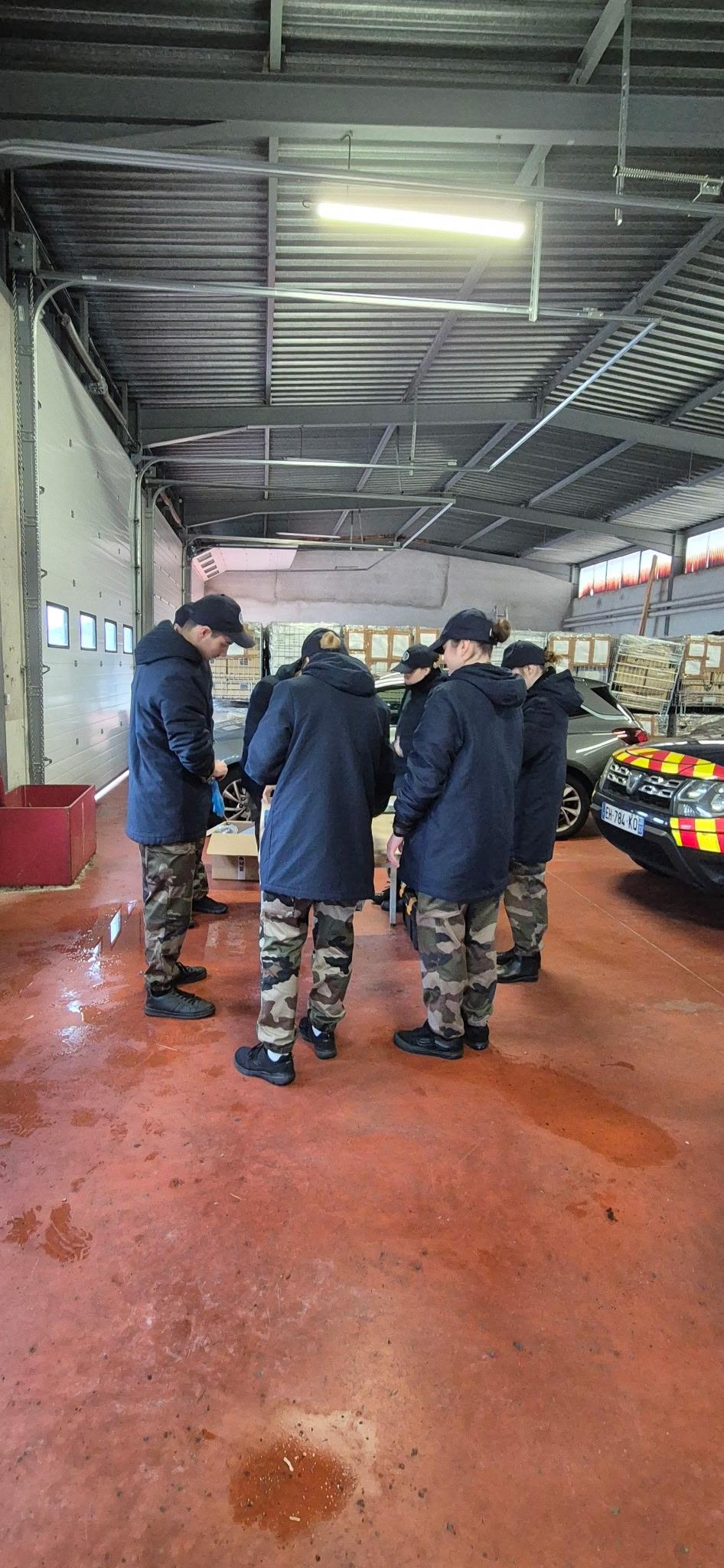 3ème jour de la semaine de formation 2025/2026 des Cadets Gendarmerie des Landes