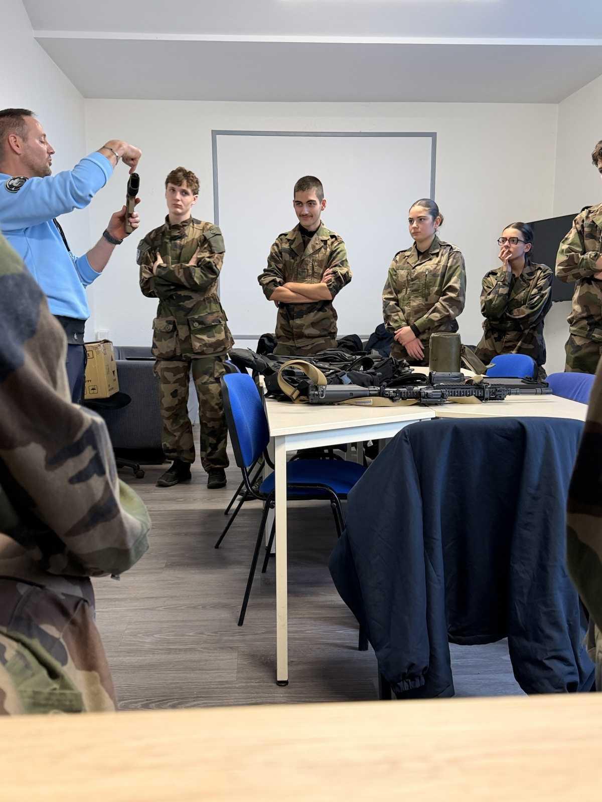 3ème jour de la semaine de formation 2025/2026 des Cadets Gendarmerie des Landes
