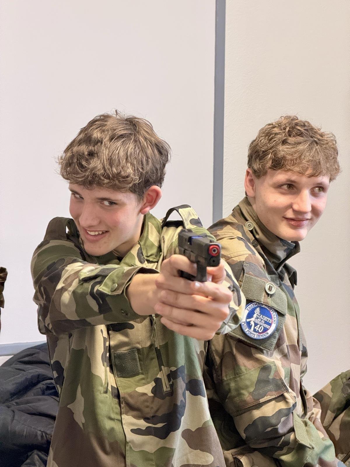 3ème jour de la semaine de formation 2025/2026 des Cadets Gendarmerie des Landes