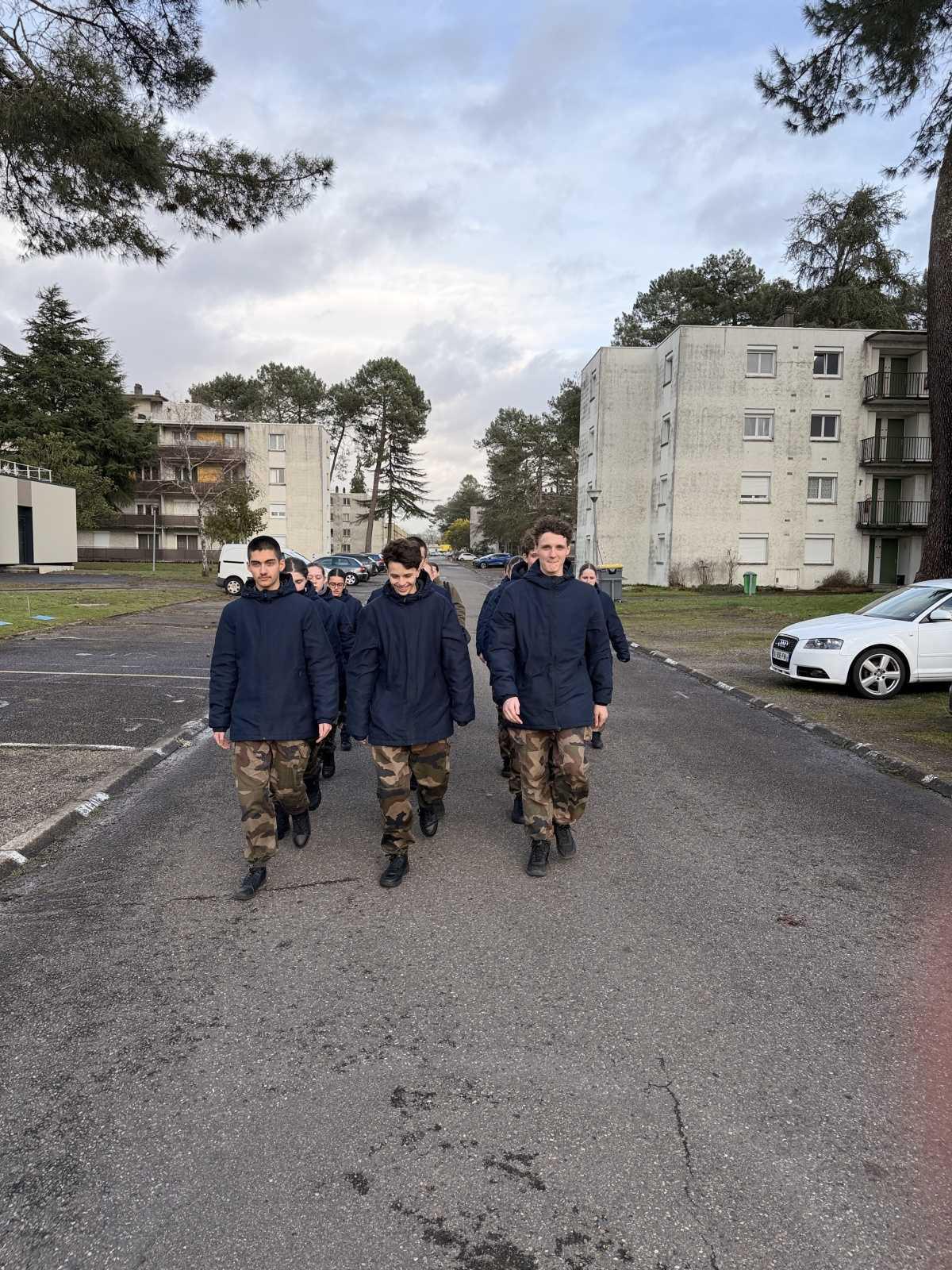 4ème jour de la semaine de formation des Cadets de la Gendarmerie des Landes