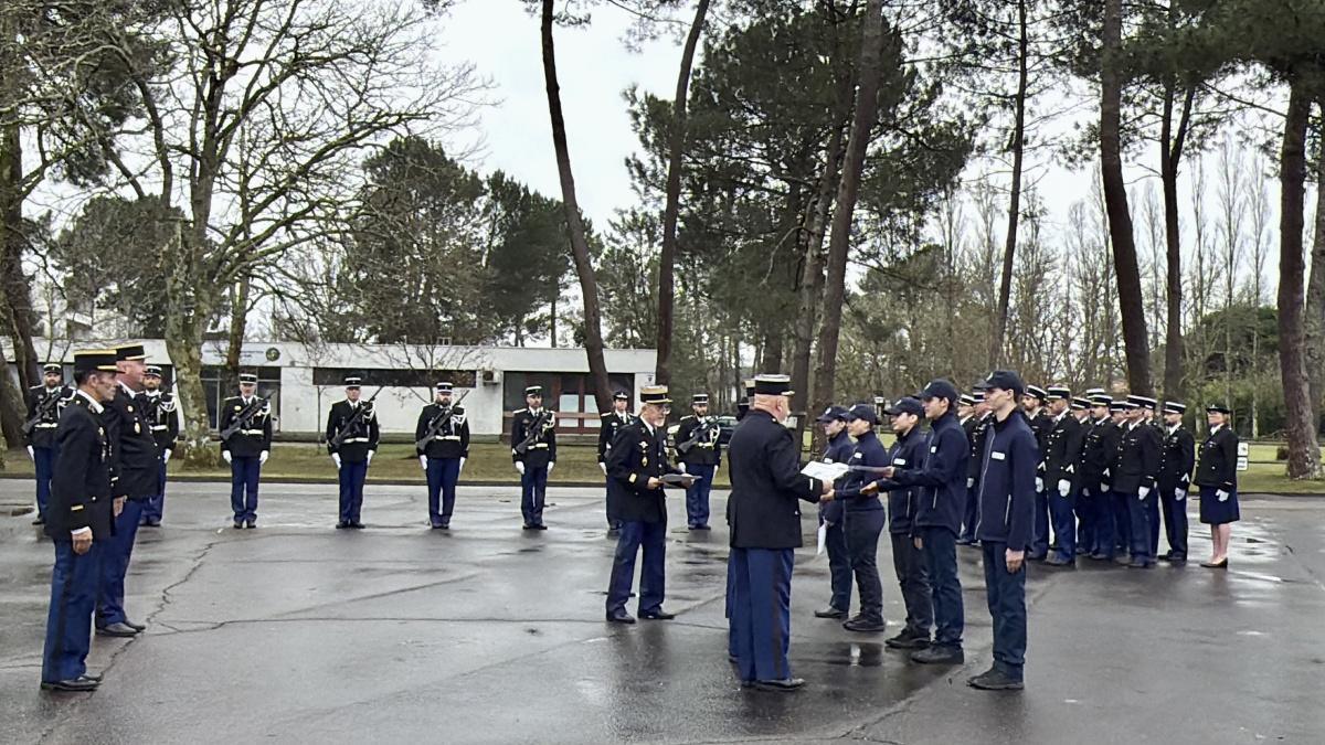5ème jour de la semaine de formation des Cadets de la Gendarmerie des Landes