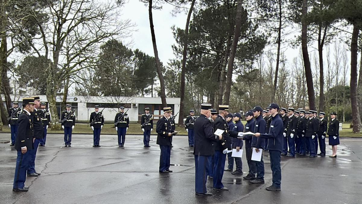5ème jour de la semaine de formation des Cadets de la Gendarmerie des Landes