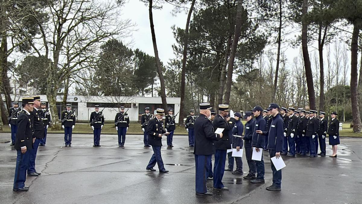 5ème jour de la semaine de formation des Cadets de la Gendarmerie des Landes