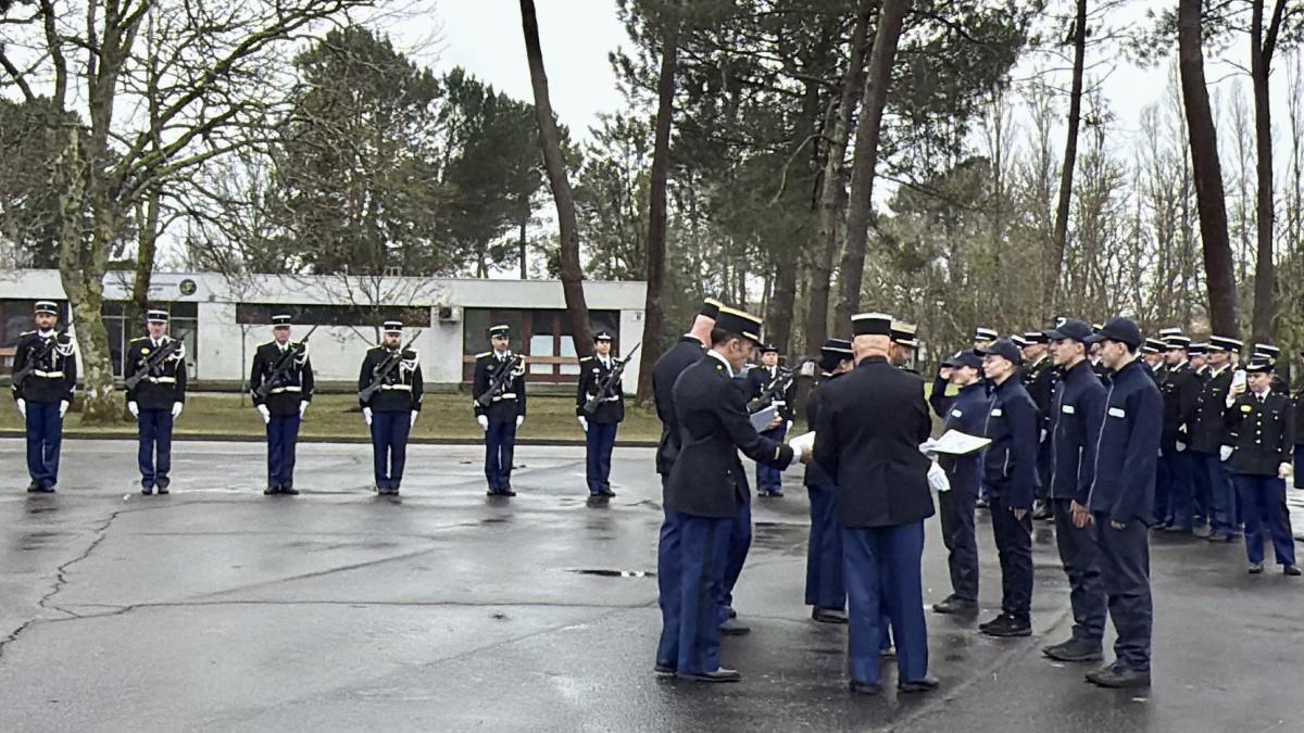 5ème jour de la semaine de formation des Cadets de la Gendarmerie des Landes