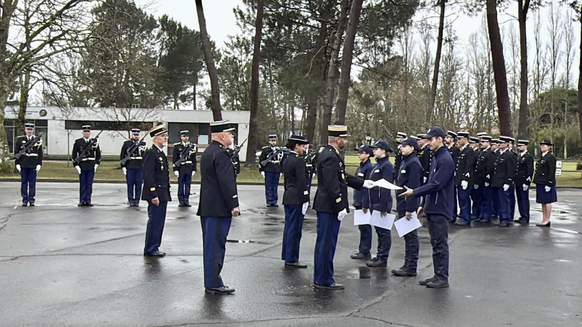 5ème jour de la semaine de formation des Cadets de la Gendarmerie des Landes