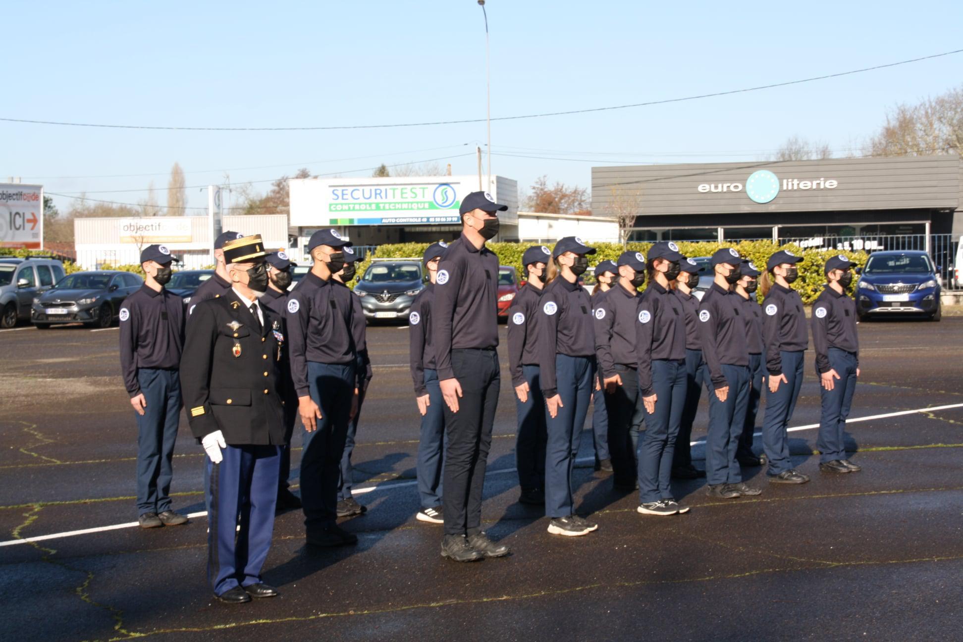 La marche des Cadets lors d'une cérémonie
