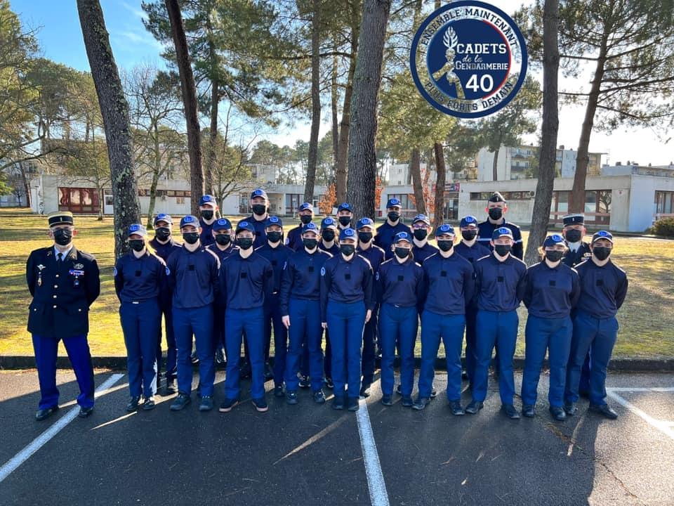 Cérémonie de fin de stage 2022 des Cadets de la Gendarmerie des Landes