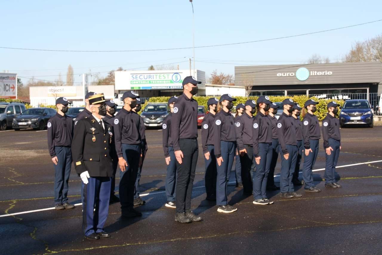 La marche des Cadets lors d'une cérémonie