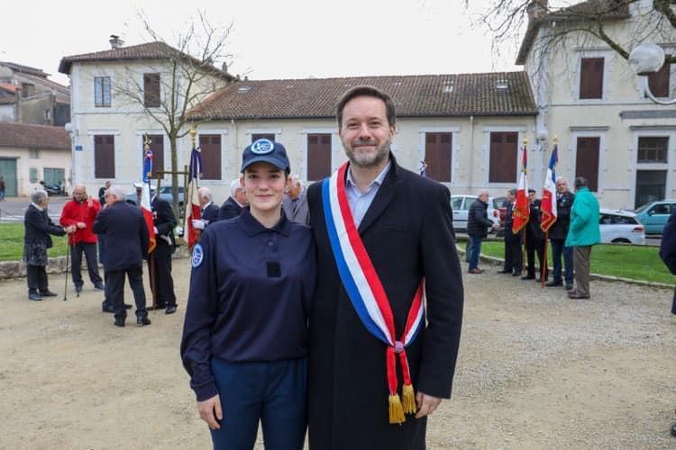 Les Cadets avec le Député des Landes