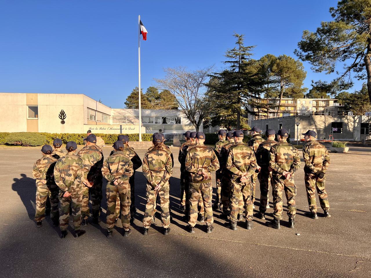 Préparation cérémonie du 10 février 2023