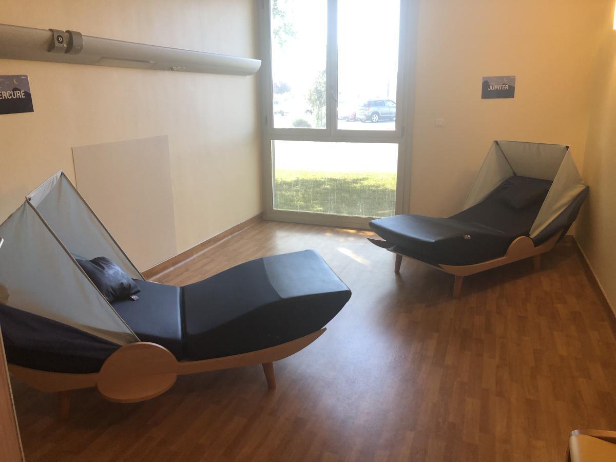 Salle de pause / salle de sport et siestes Salle de pause / salle de sport et siestes