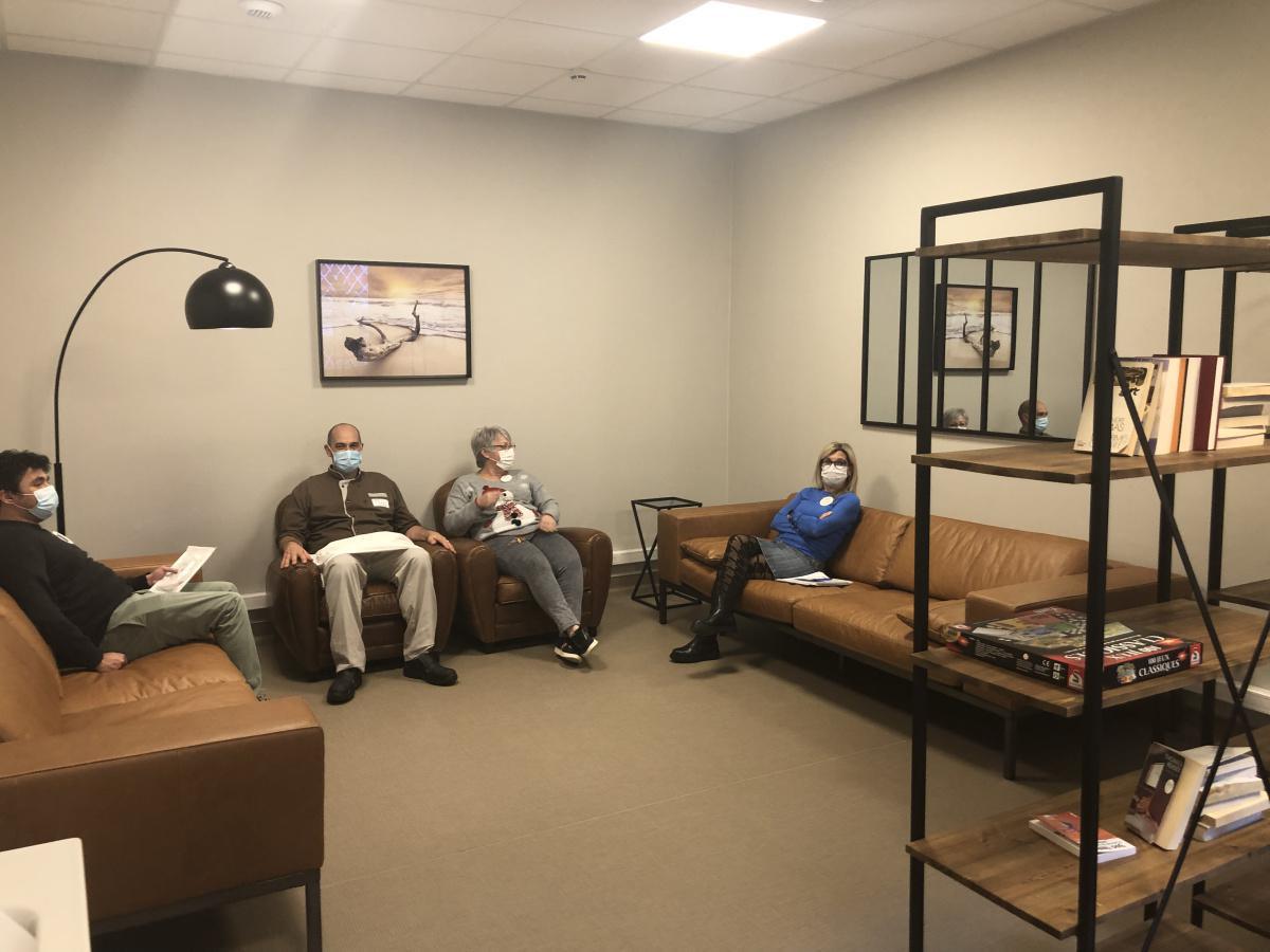 Salle de pause / salle de sport et siestes Salle de pause / salle de sport et siestes