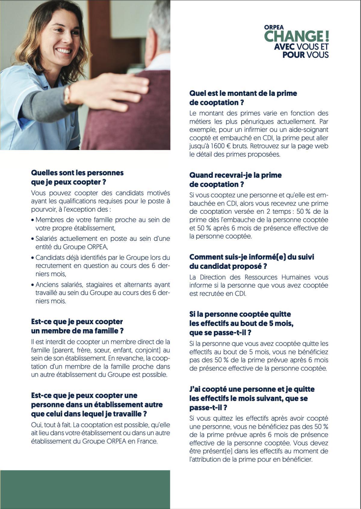 Prime de cooptation Prime de cooptation