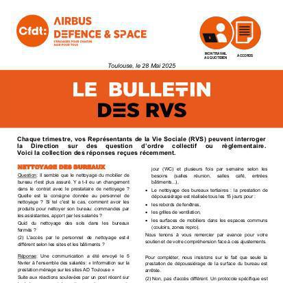 Le Bulletin des RVS