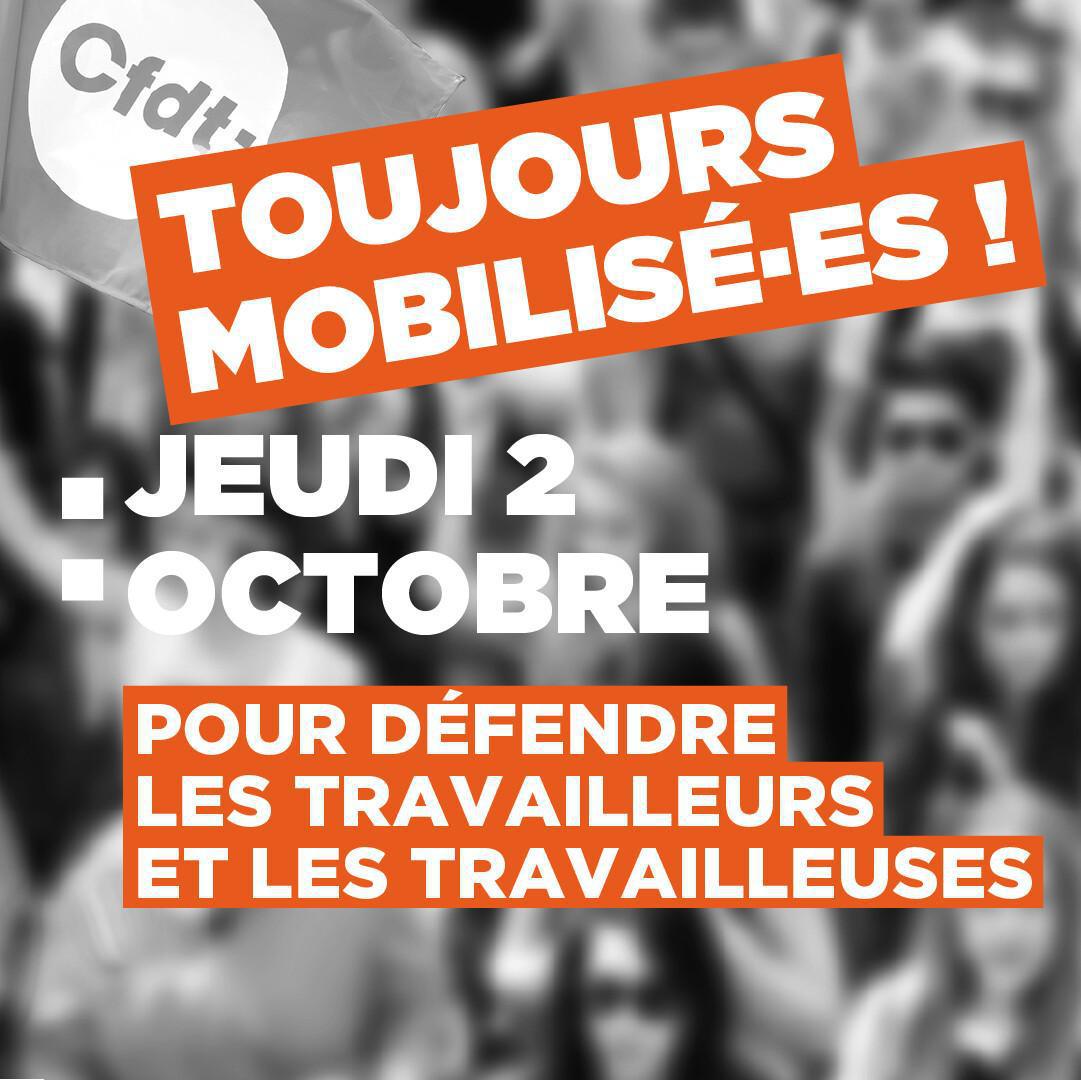 Mobilisation du 2 octobre Mobilisation du 2 octobre