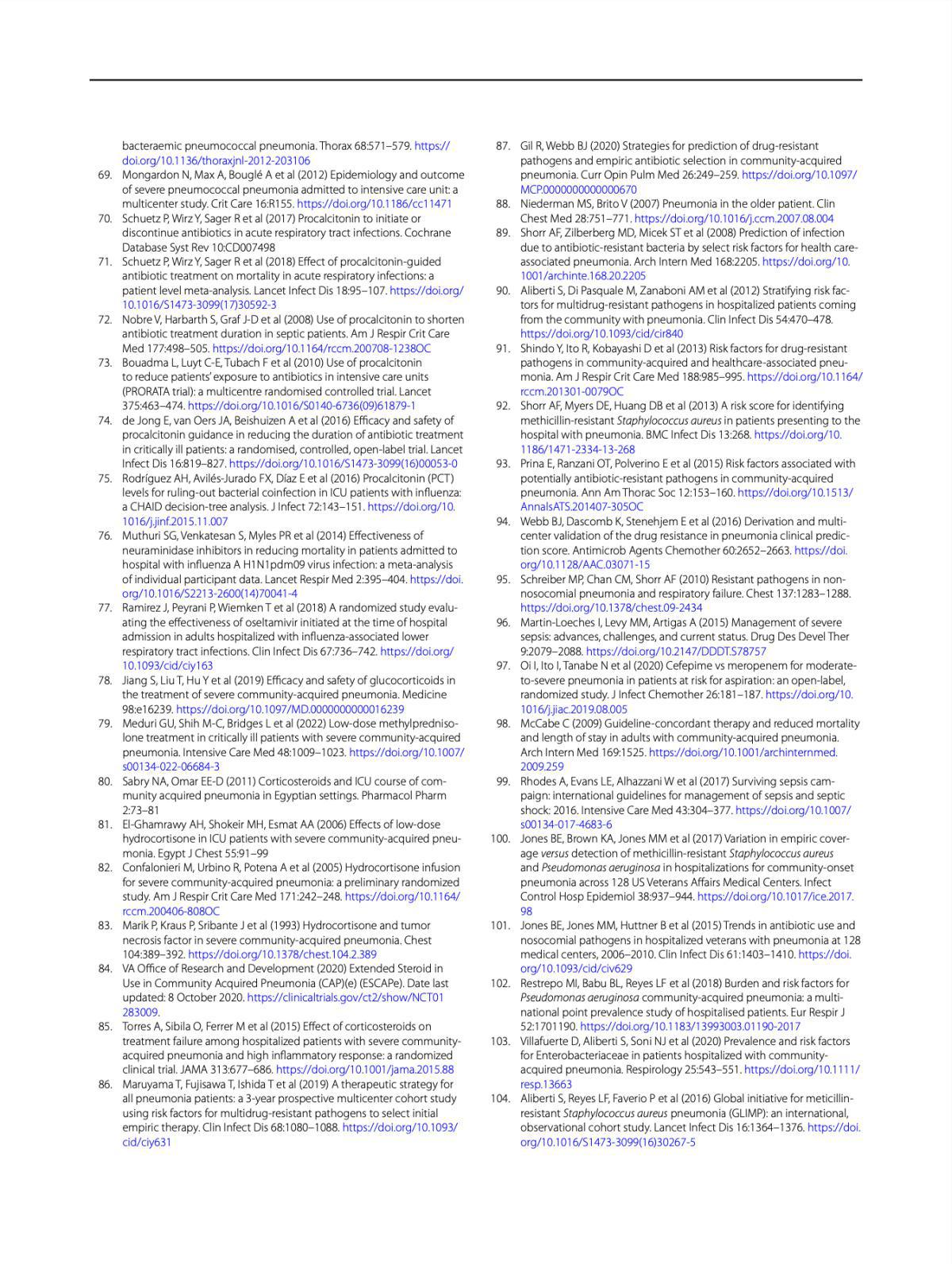 ERS/ESICM/ESCMID/ALAT guidelines for the management of severe community-acquired pneumonia