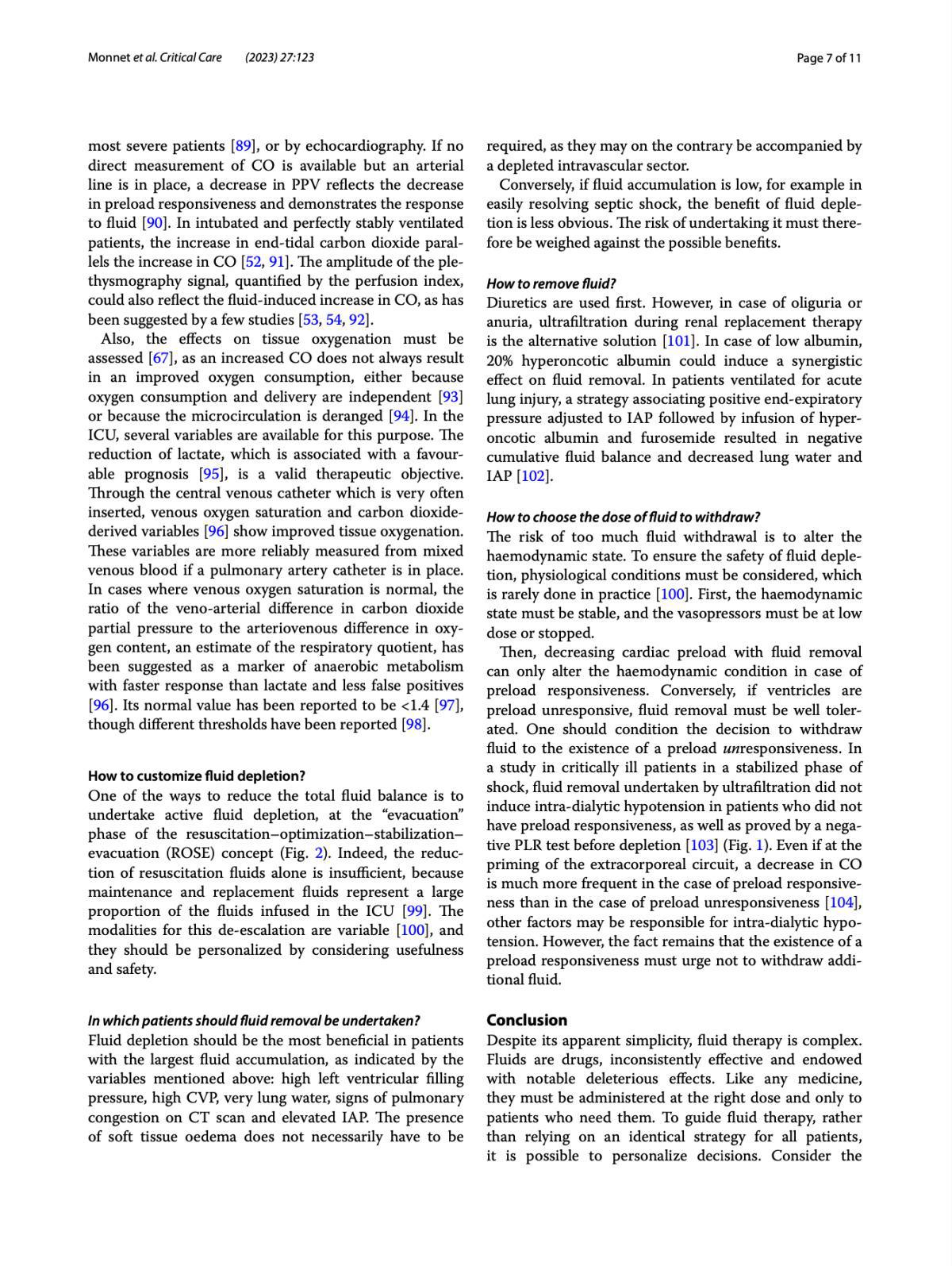 How I personalize fluid therapy in septic shock?