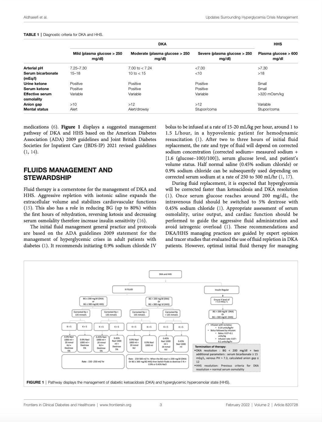Updates in the Management of Hyperglycemic Crisis Updates in the Management of Hyperglycemic Crisis