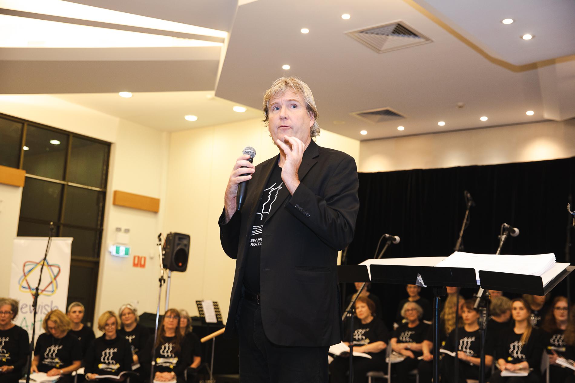 Introducing the oratorio-musical Jerusalem-Yerushalayim at the Australian Jewish Choral Festival