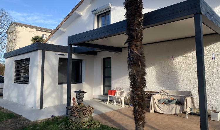 Extension avec pergola