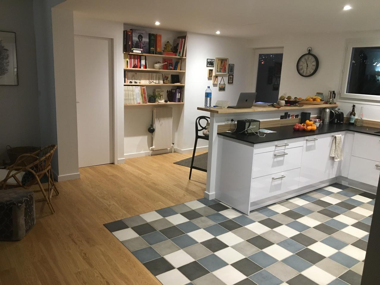 Rénovation cuisine - entrée - séjour