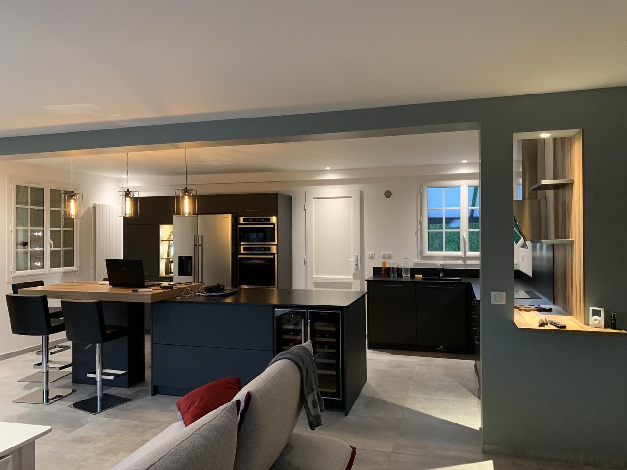 Rénovation cuisine - entrée -séjour -1