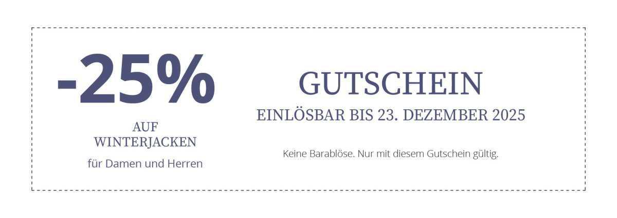 -25% auf Winterjacken