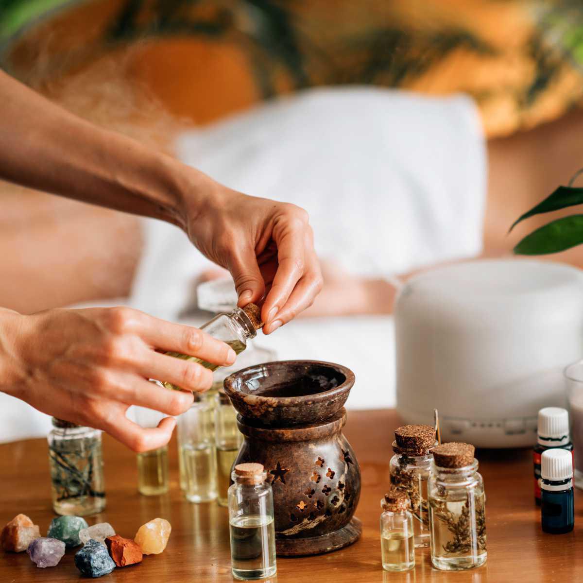 Protocol for the production of massage oil