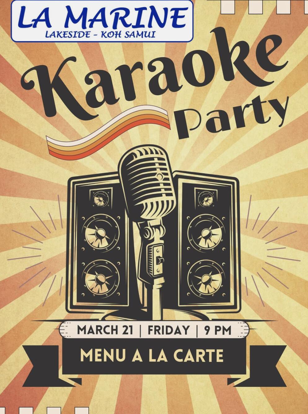 KARAOKE PARTY : La Marine Lakeside