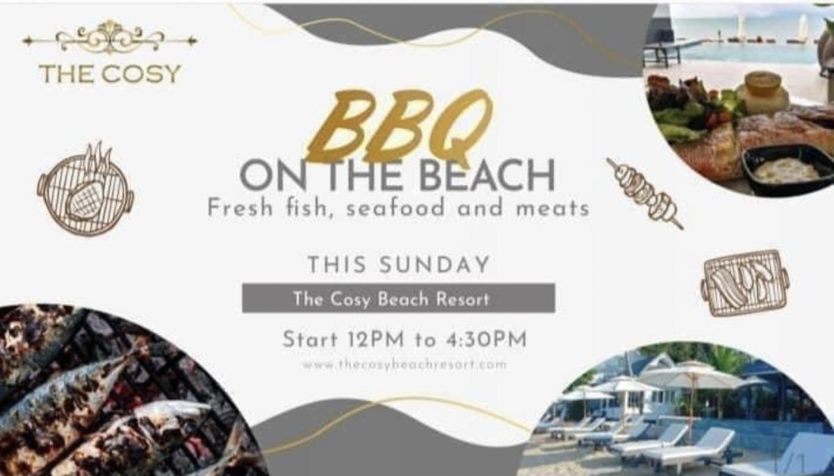 The Cosy Maenam BBQ on the beach