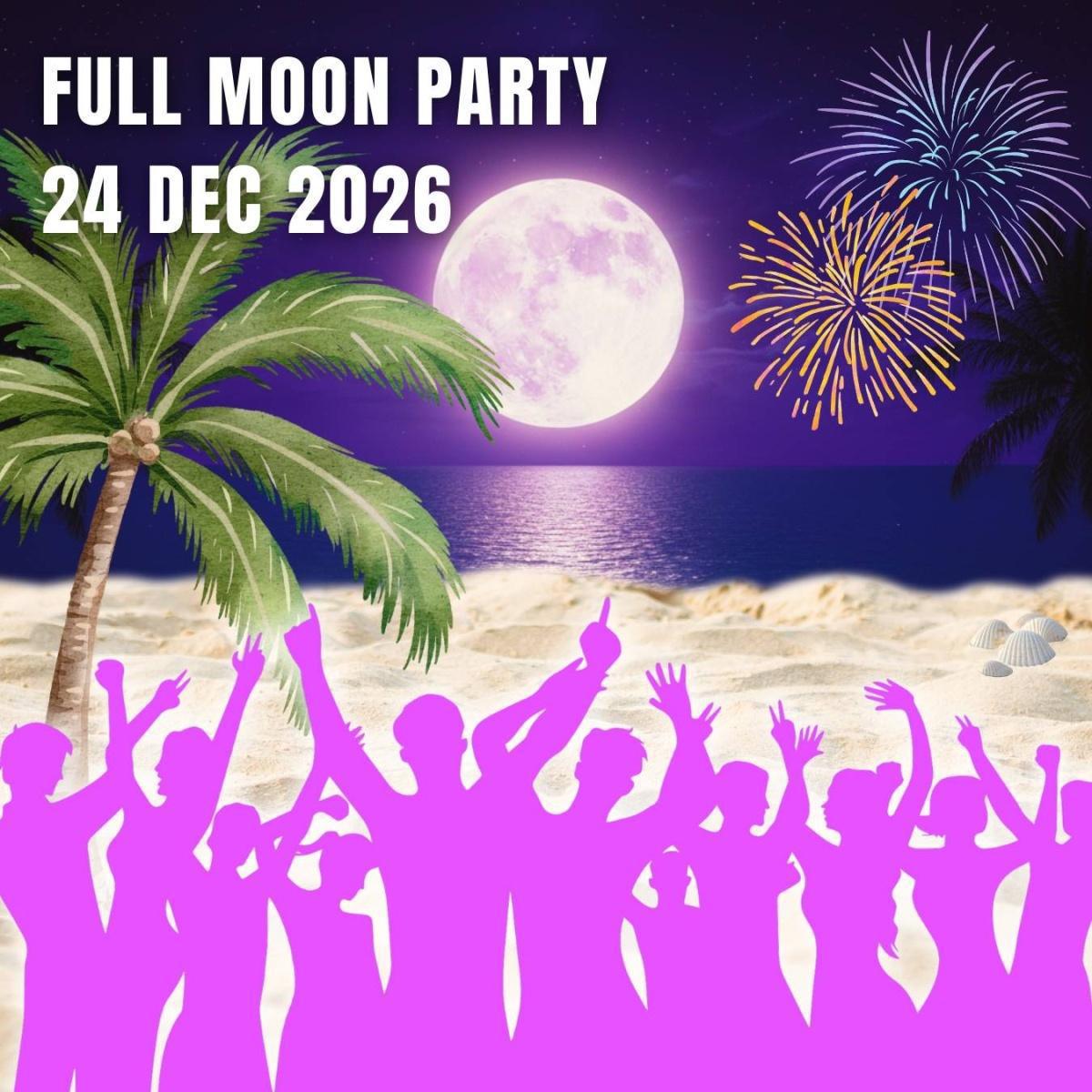 Décembre – Noël tropical à Haad Rin (24/12/26)