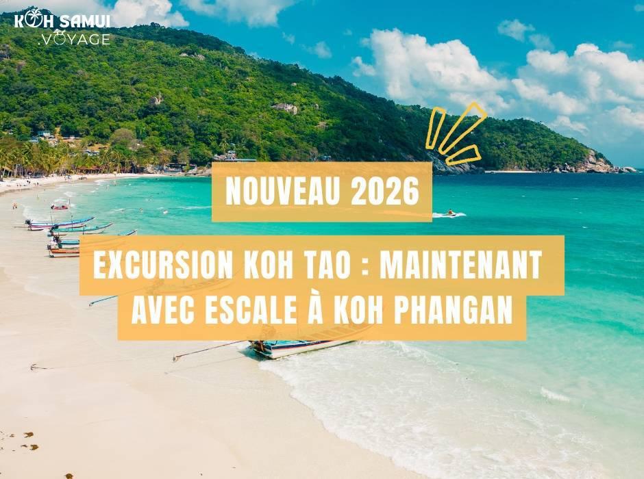 ⚓ Nouveau en 2026 : Escale à Koh Phangan pour notre excursion Koh Tao ⚓ Nouveau en 2026 : Escale à Koh Phangan pour notre excursion Koh Tao