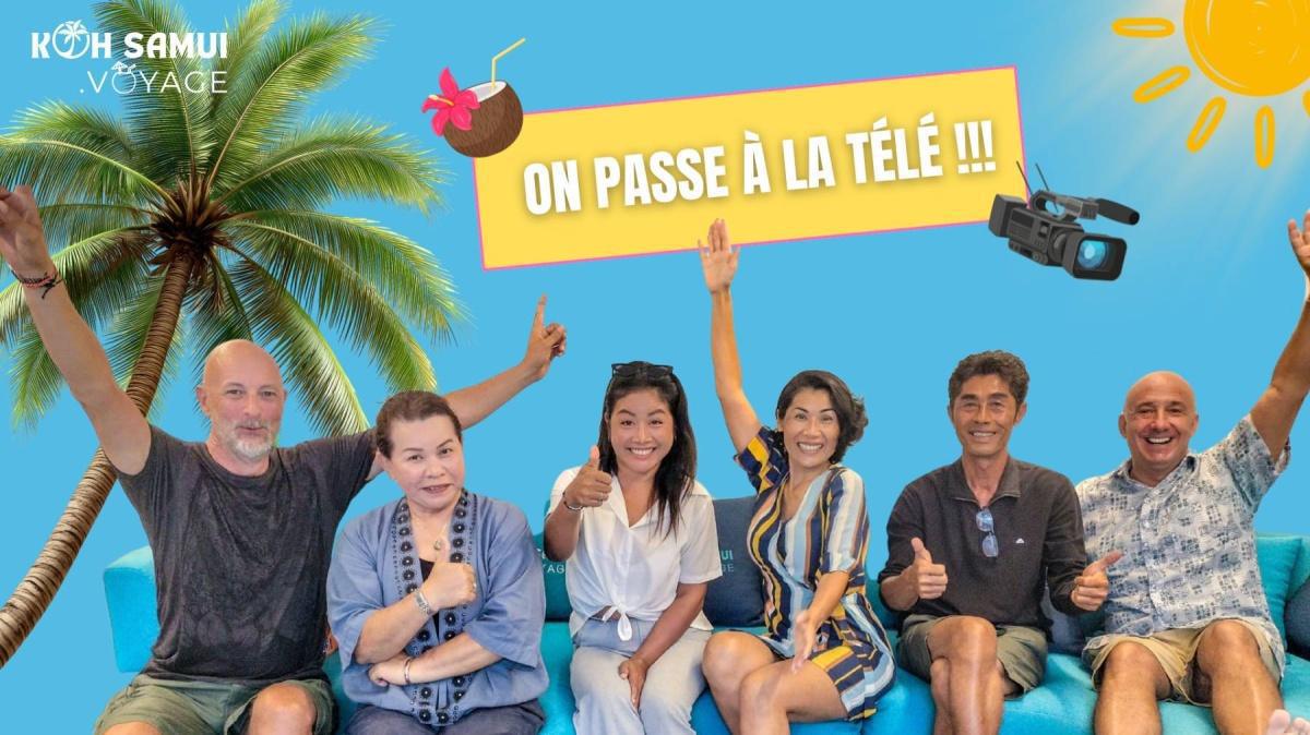 📺 Koh Samui Voyage sous les projecteurs : Découvrez notre expertise en images ! 📺 Koh Samui Voyage sous les projecteurs : Découvrez notre expertise en images !