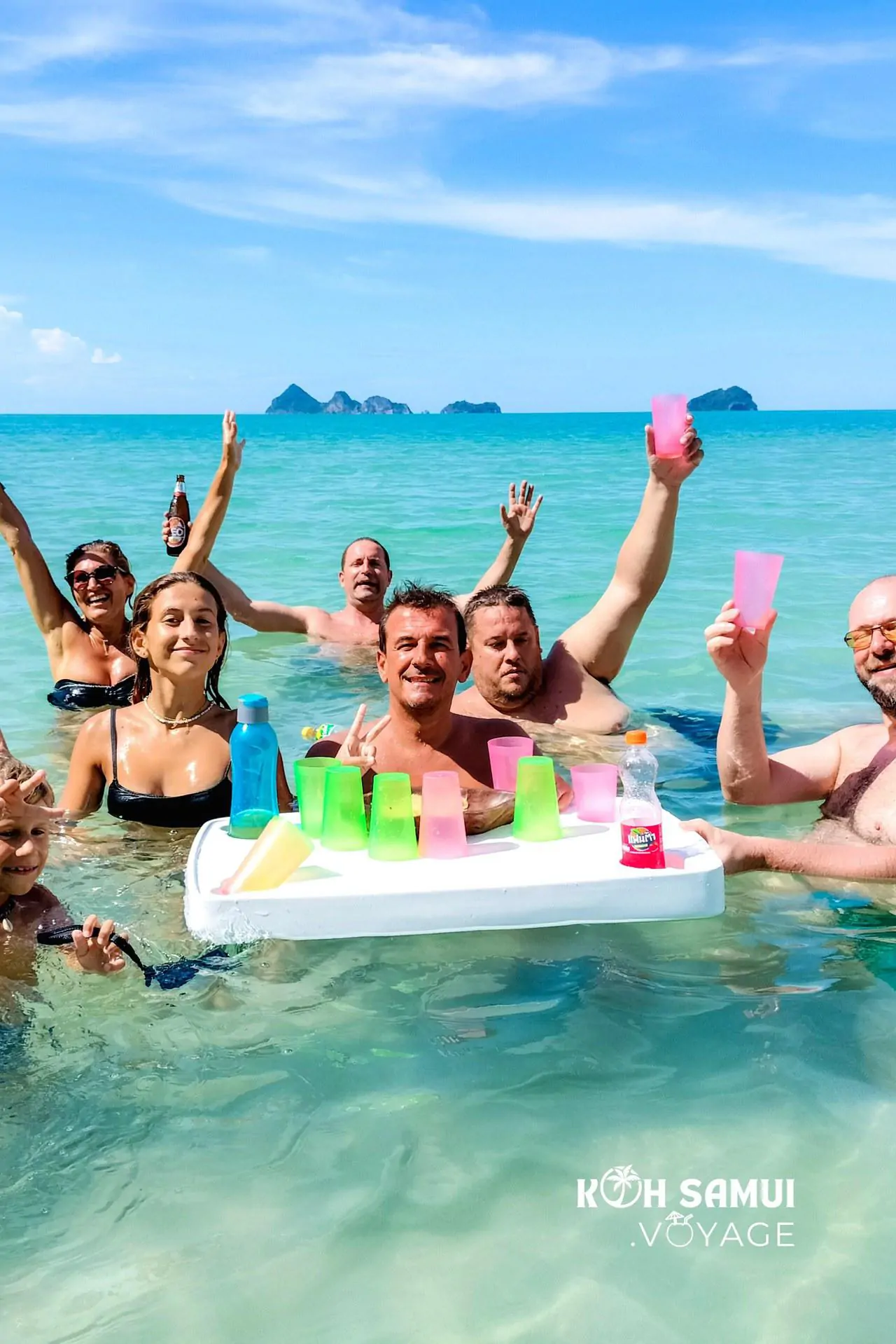 Apéritif sur une île déserte