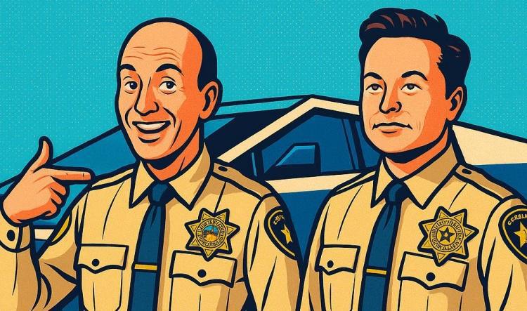 Ben Horowitz of A16z Turns Vegas Cops into Tesla Influencers