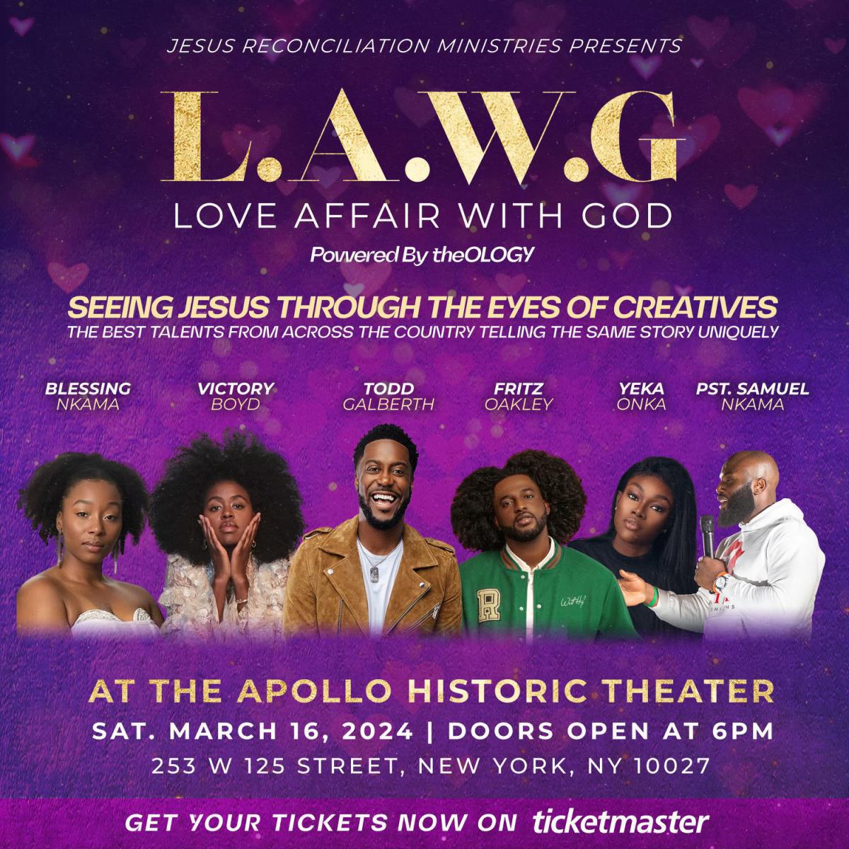 Love Affair with God: VICTORY debuts New Album at the Apollo Theatre
