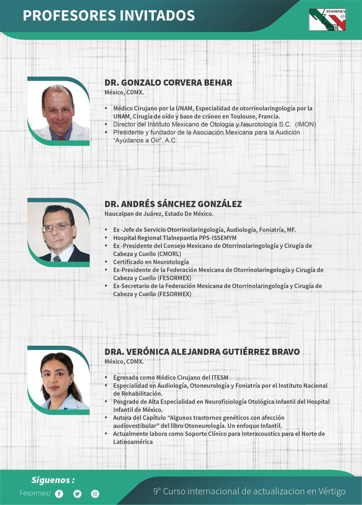 9° curso internacional de actualización en vértigo