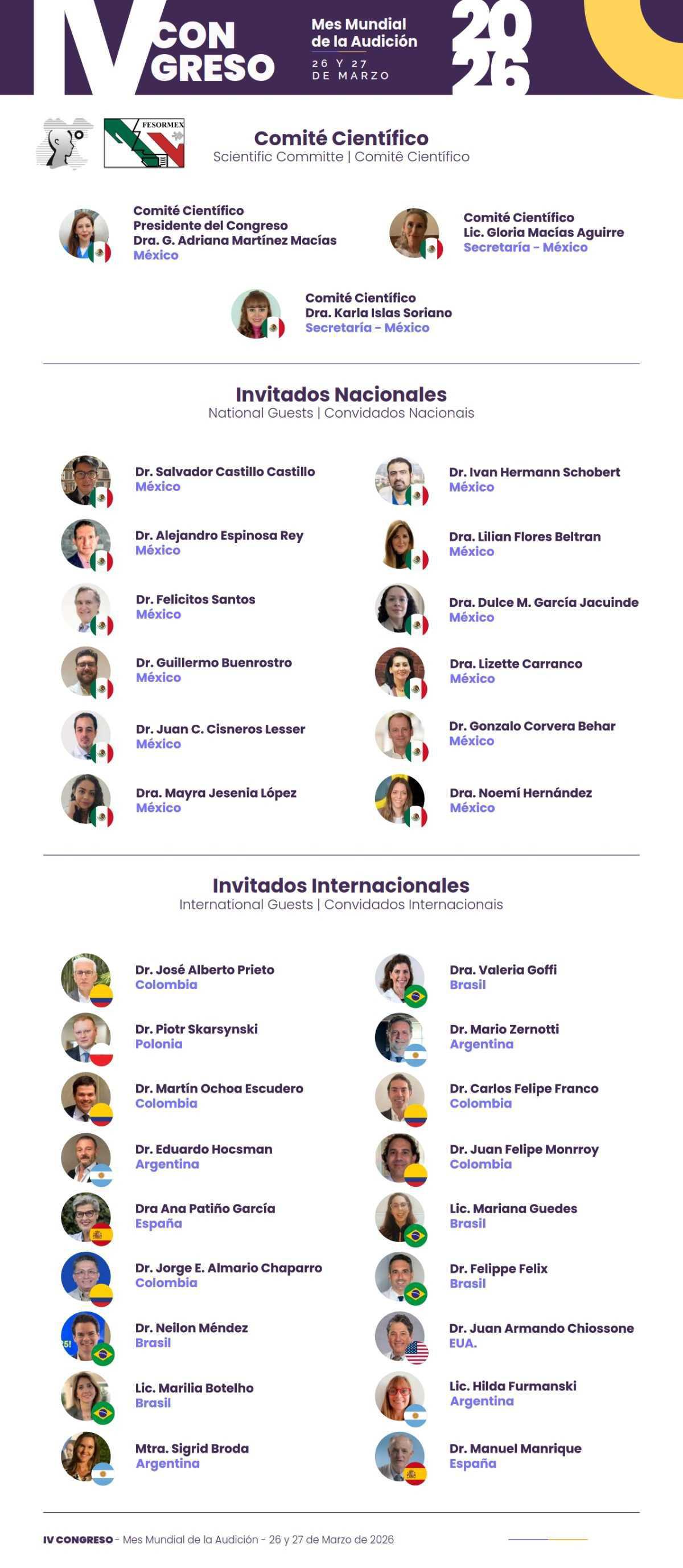 MES MUNDIAL DE LA AUDICIÓN