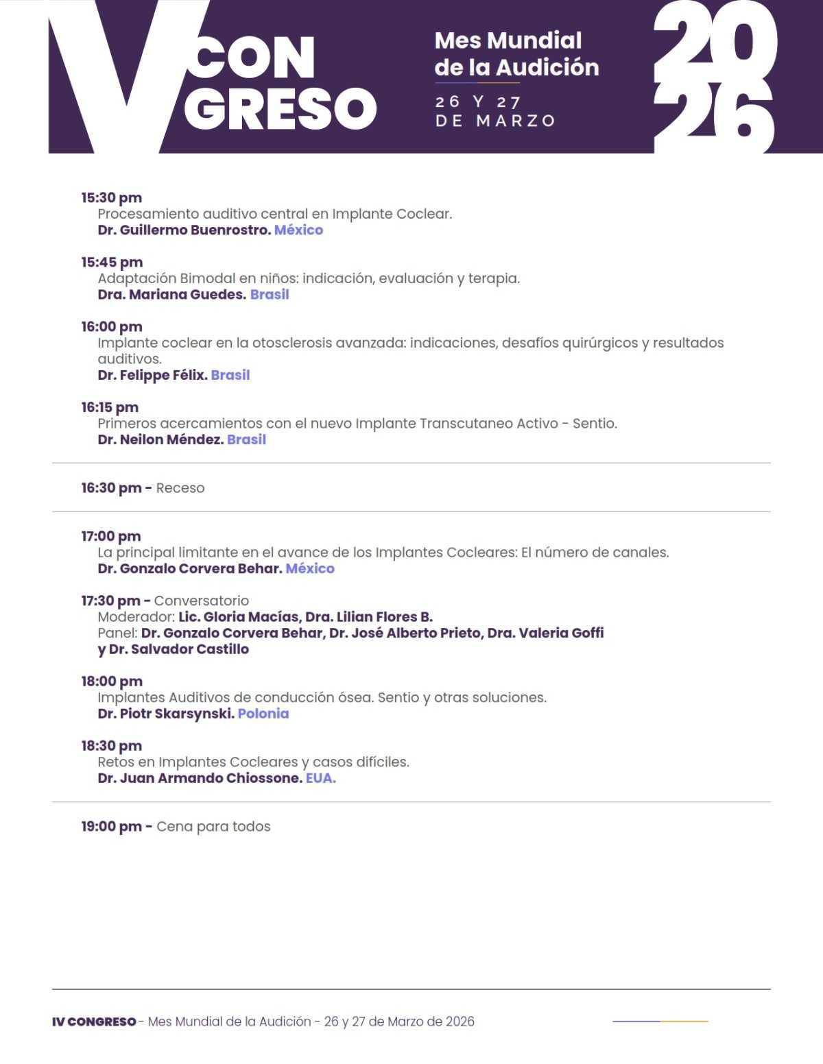 MES MUNDIAL DE LA AUDICIÓN MES MUNDIAL DE LA AUDICIÓN