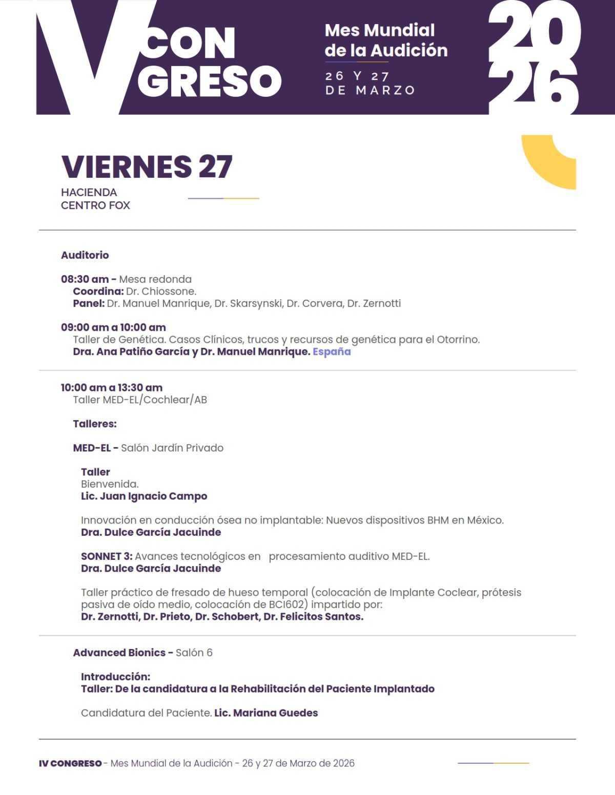 MES MUNDIAL DE LA AUDICIÓN