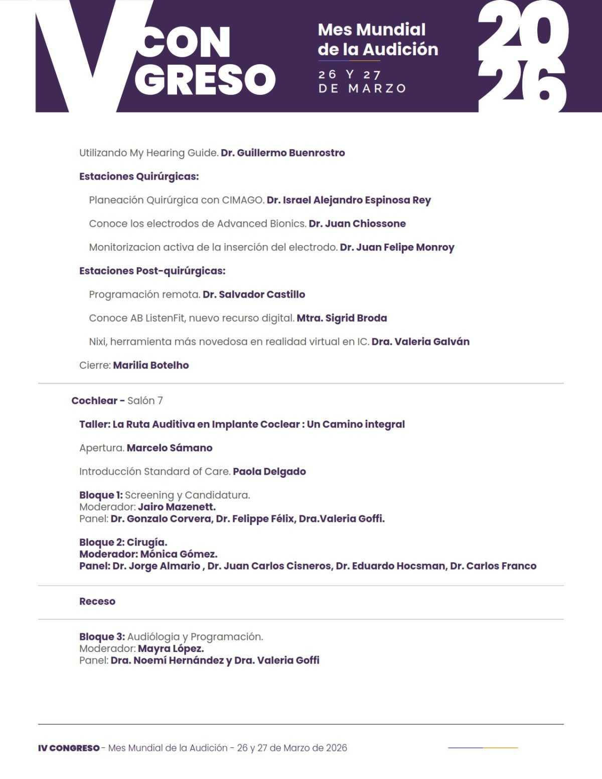 MES MUNDIAL DE LA AUDICIÓN MES MUNDIAL DE LA AUDICIÓN