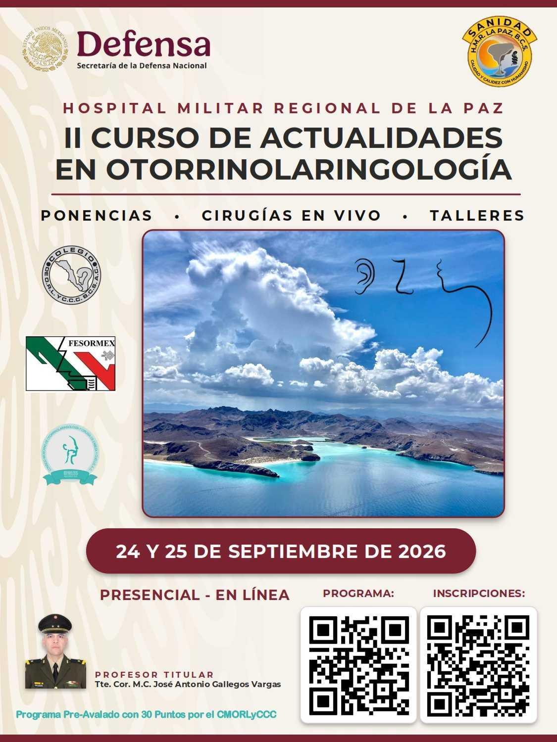 II CURSO ACTUALIDADES EN OTORRINOLARINGOLOGÍA