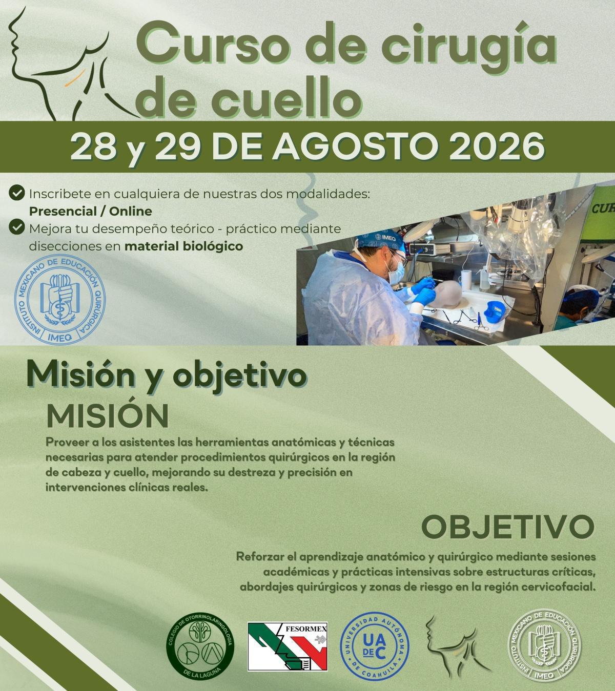 Curso de Cirugía de Cuello