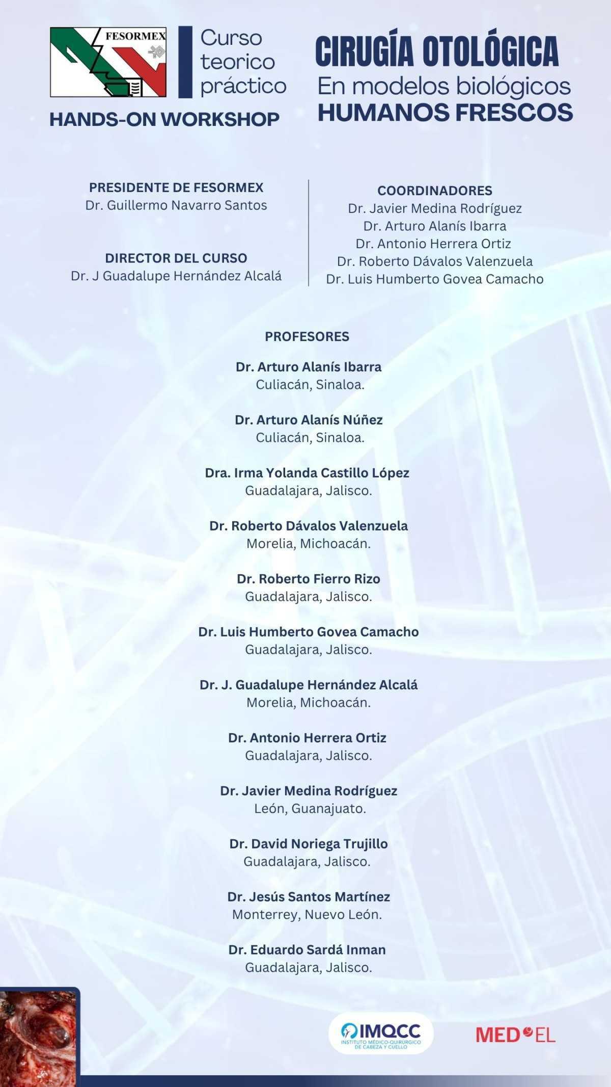 Curso Teorico Práctico Cirugía Otológica