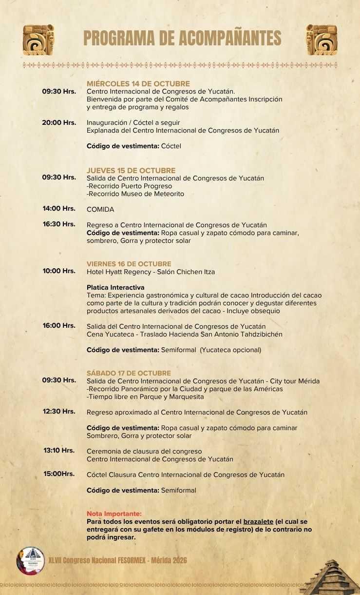 Programa para acompañantes