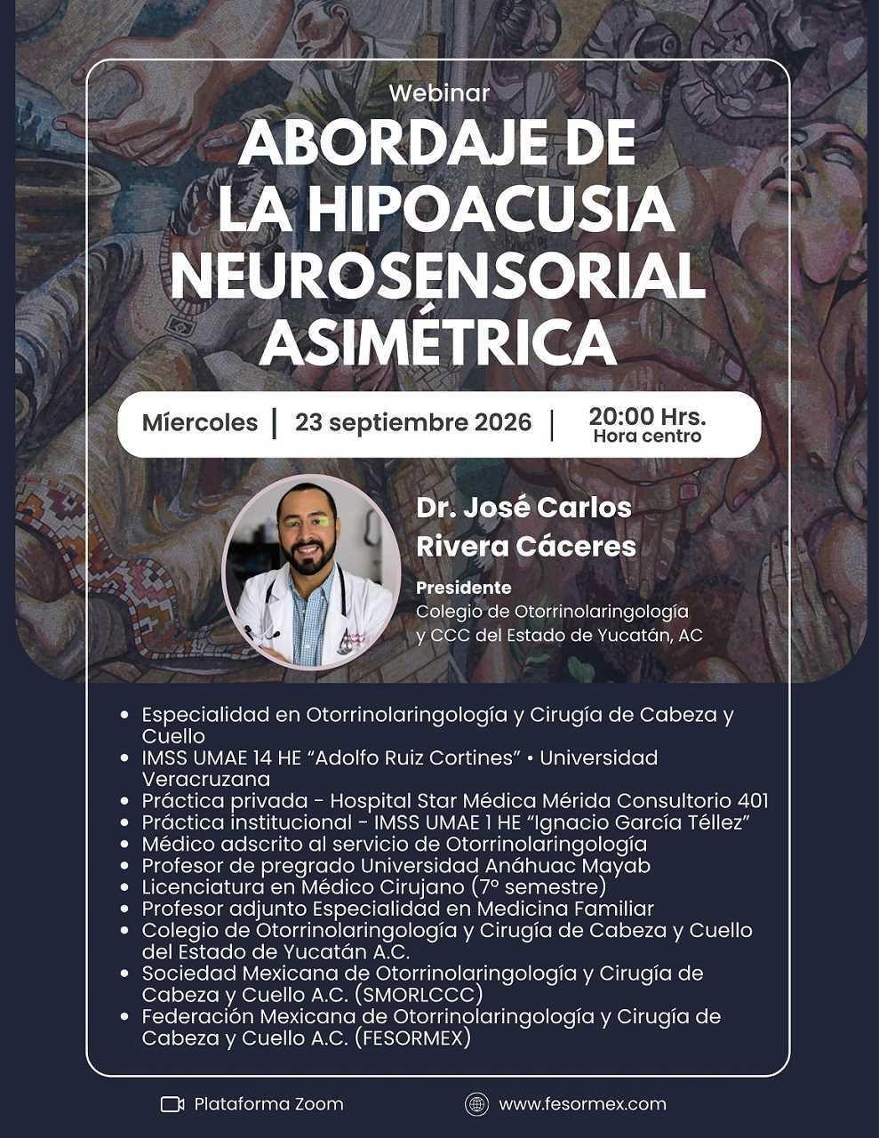 Abordaje de la Hipoacusia Neurosensorial Asimétrica (webinar)