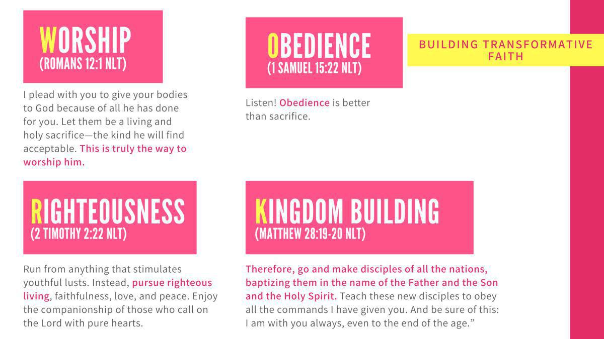 Building Transformative Faith 