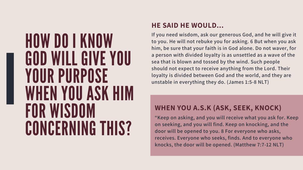 How To Prep For Purpose Masterclass 