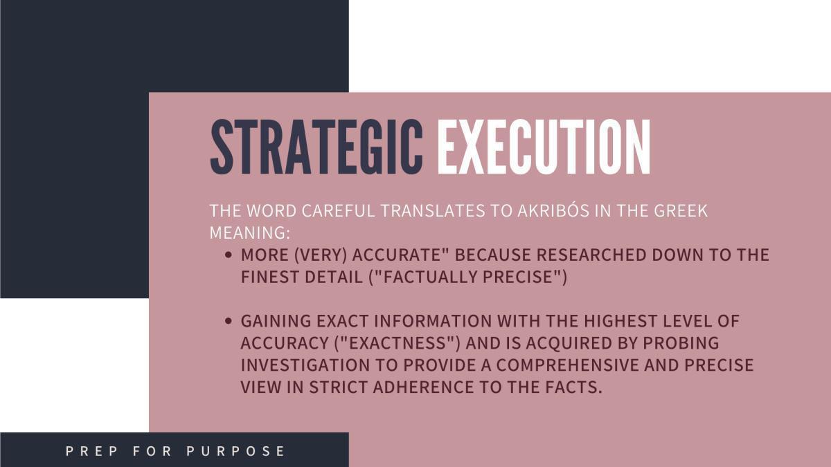 How To Prep For Purpose Masterclass 